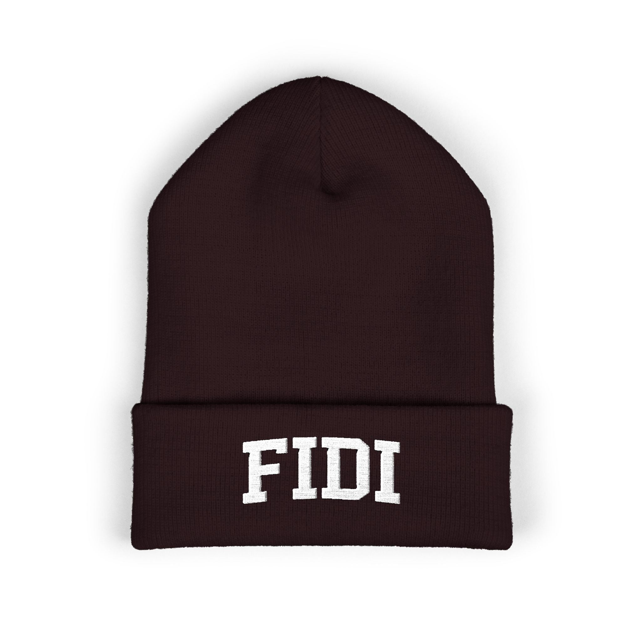 FIDI Embroidered Cuffed Beanie