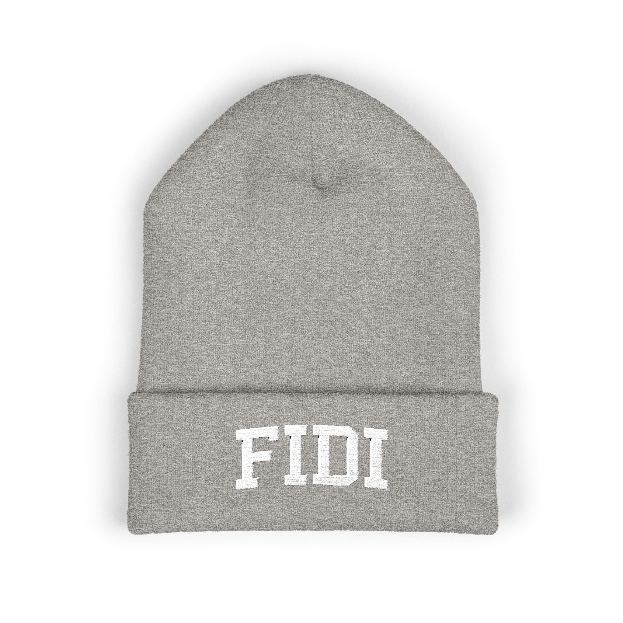 FIDI Embroidered Cuffed Beanie