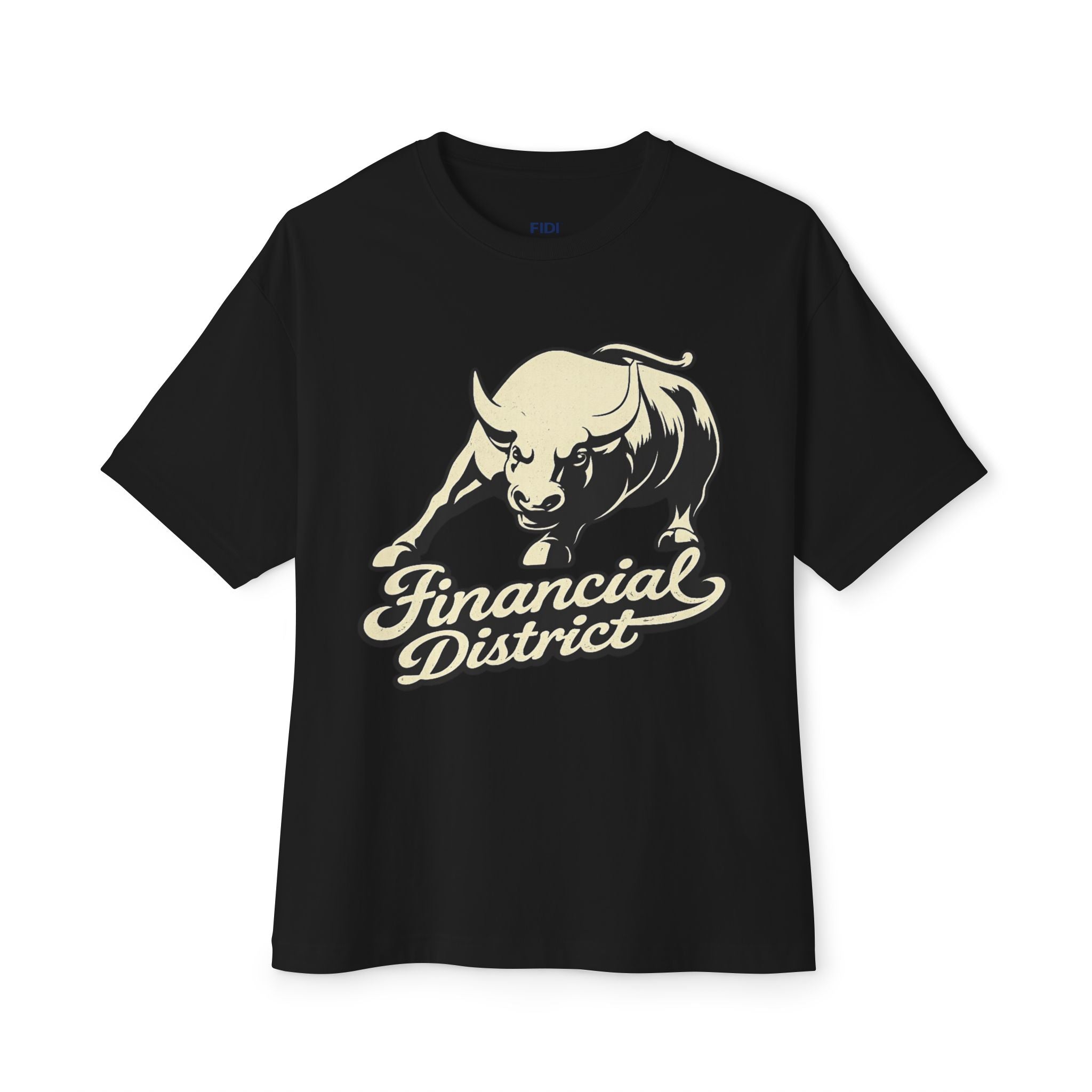 Financial District Wall Street Bull Graphic