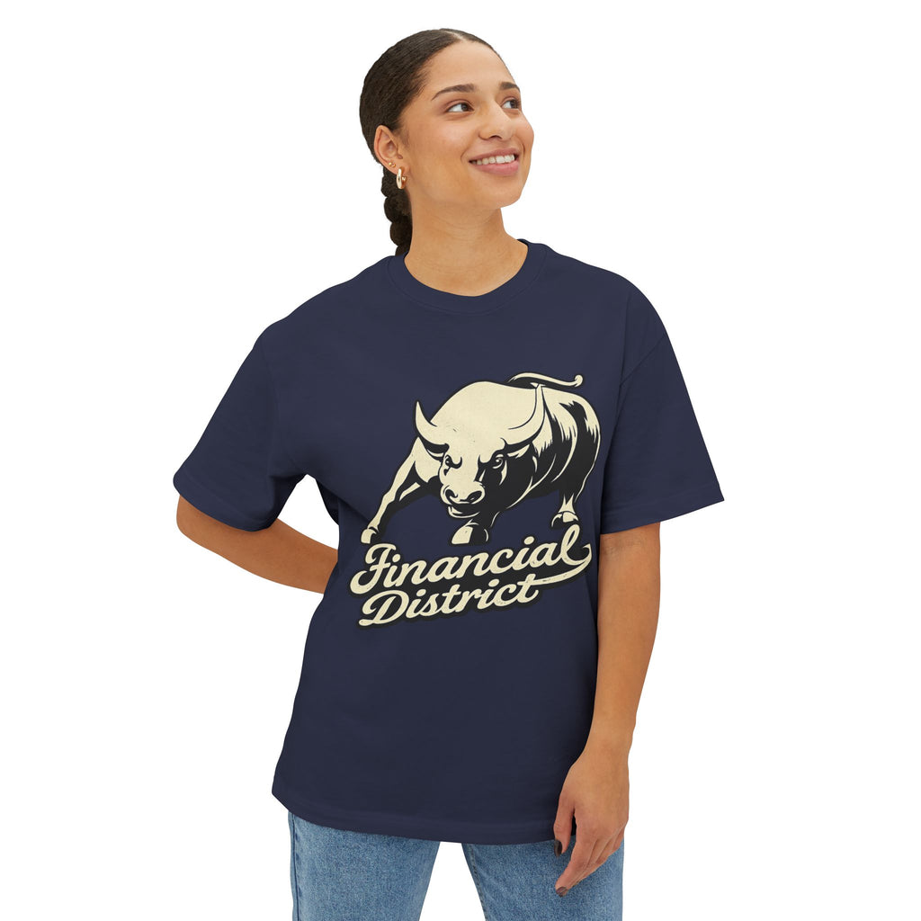 Financial District Wall Street Bull Graphic