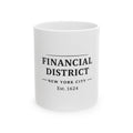 Financial District New York City Est. 1624 Coffee Mug (White)