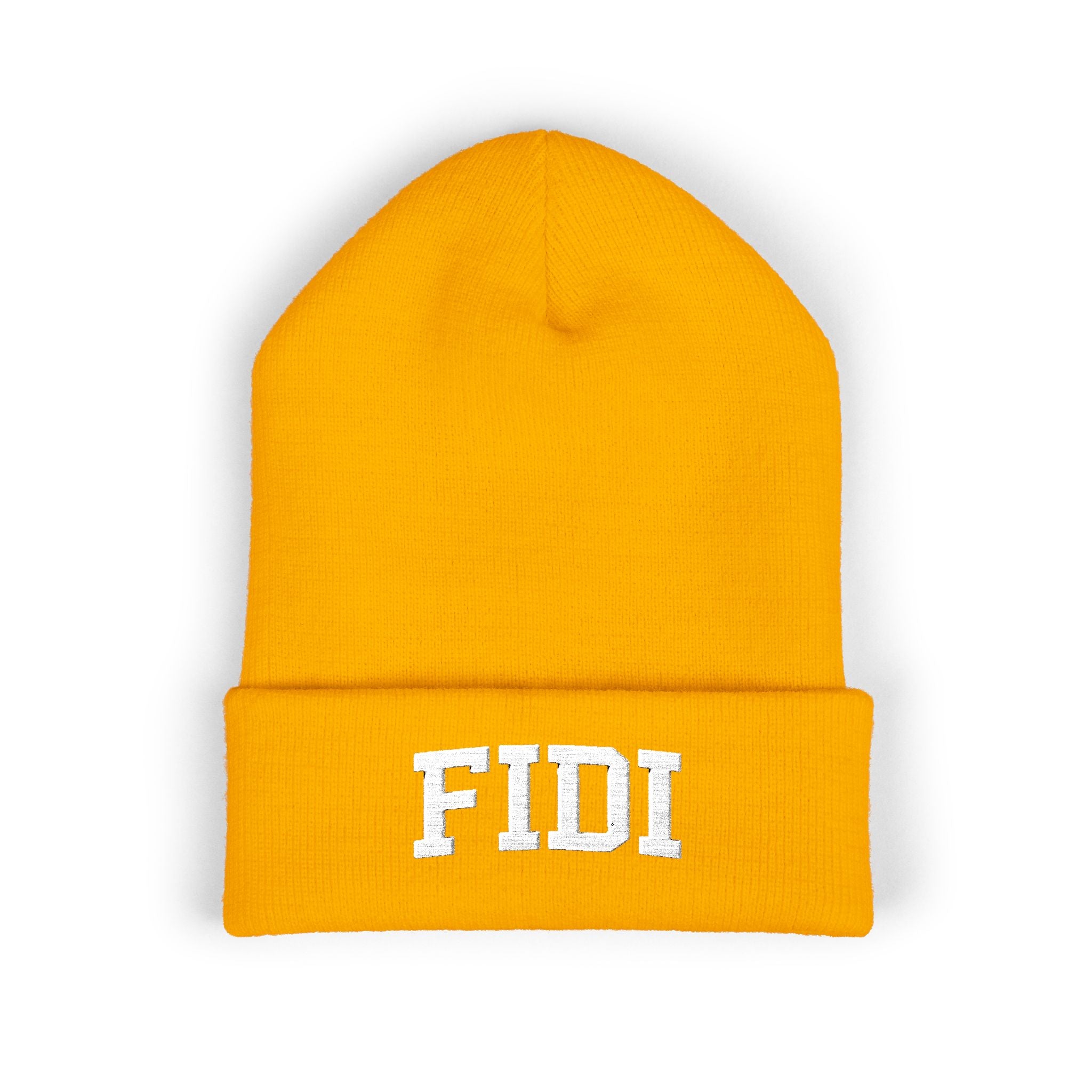 FIDI Embroidered Cuffed Beanie