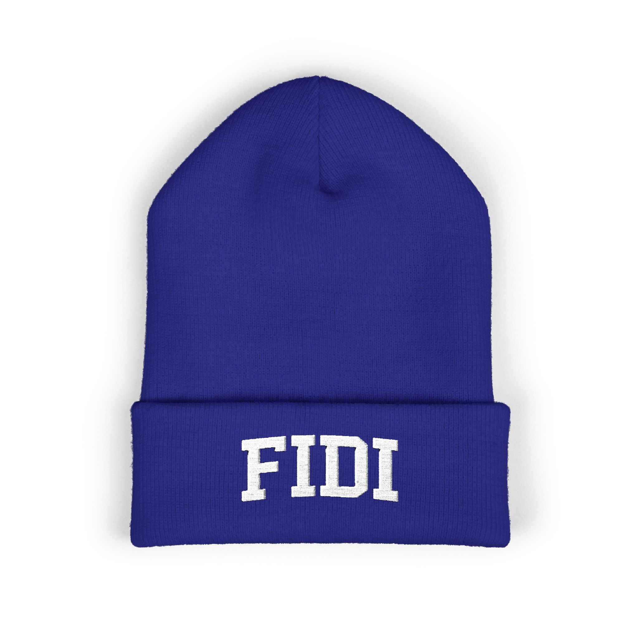 FIDI Embroidered Cuffed Beanie