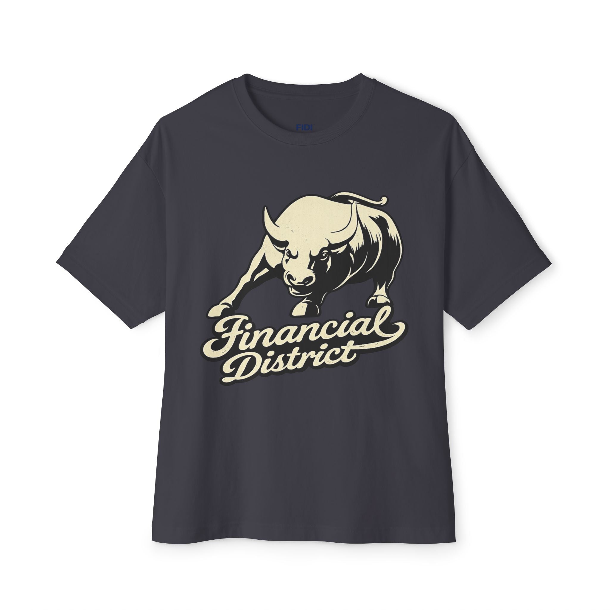 Financial District Wall Street Bull Graphic