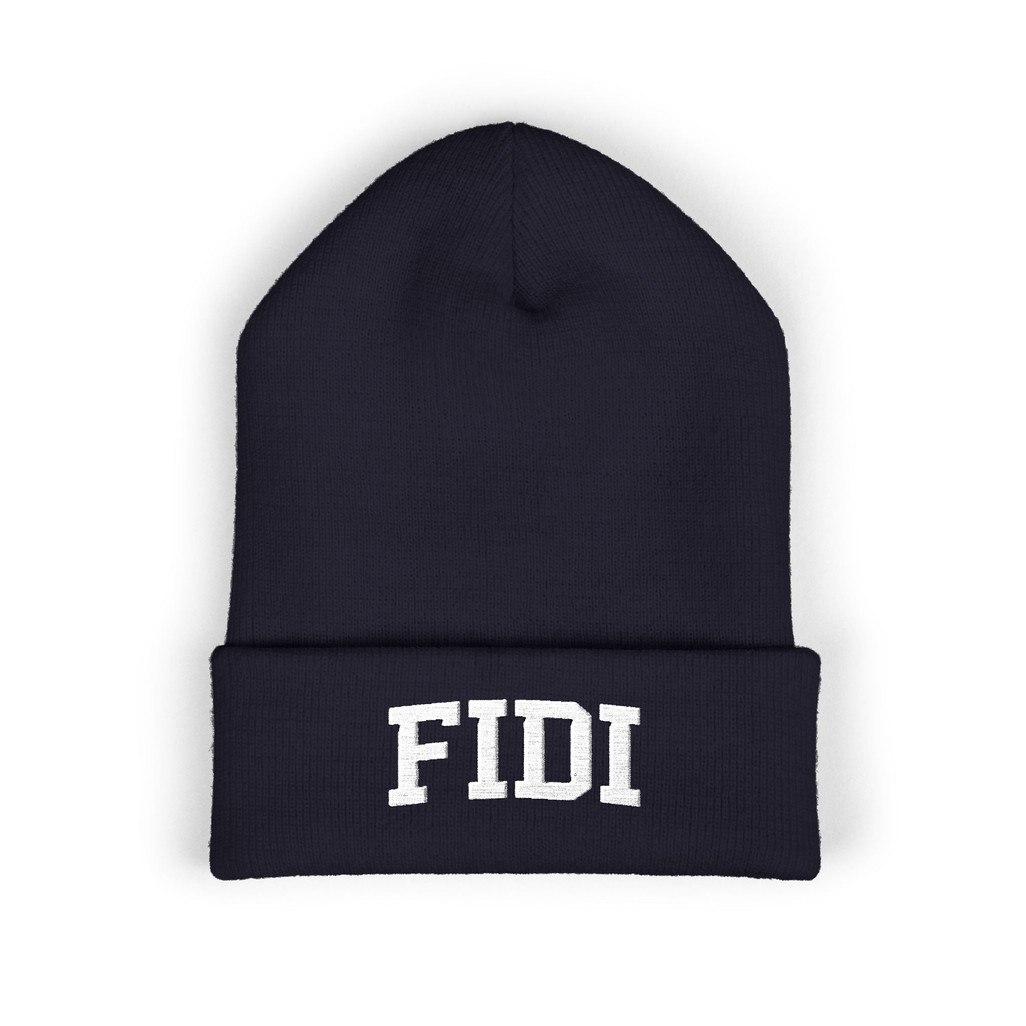 FIDI Embroidered Cuffed Beanie