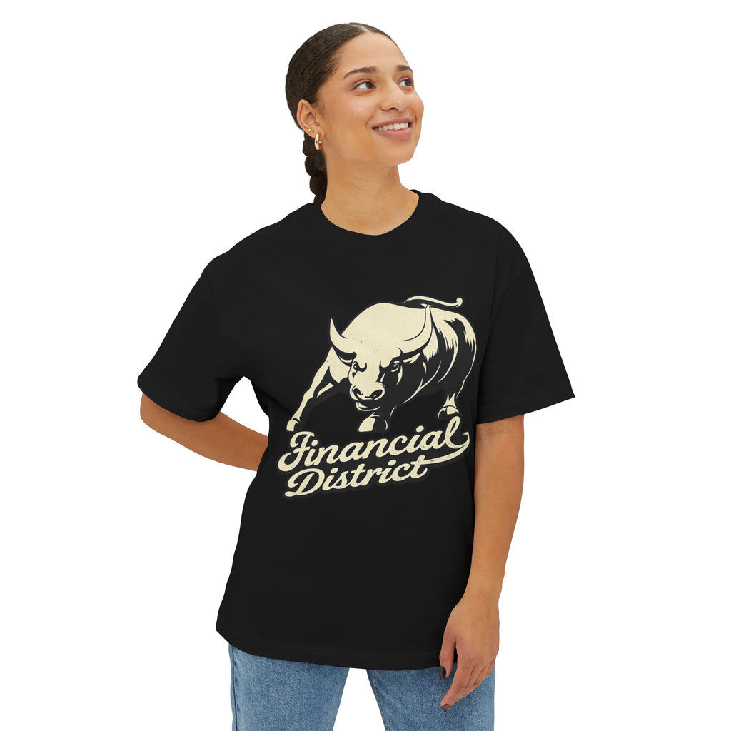 Financial District Wall Street Bull Graphic