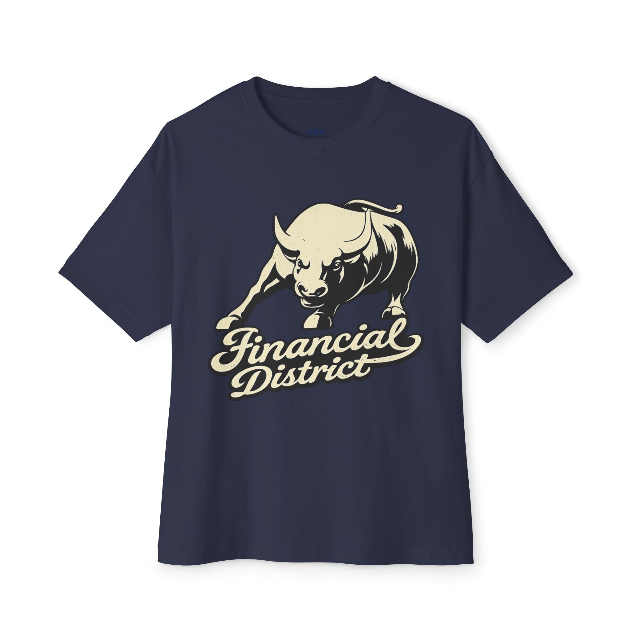 Financial District Wall Street Bull Graphic