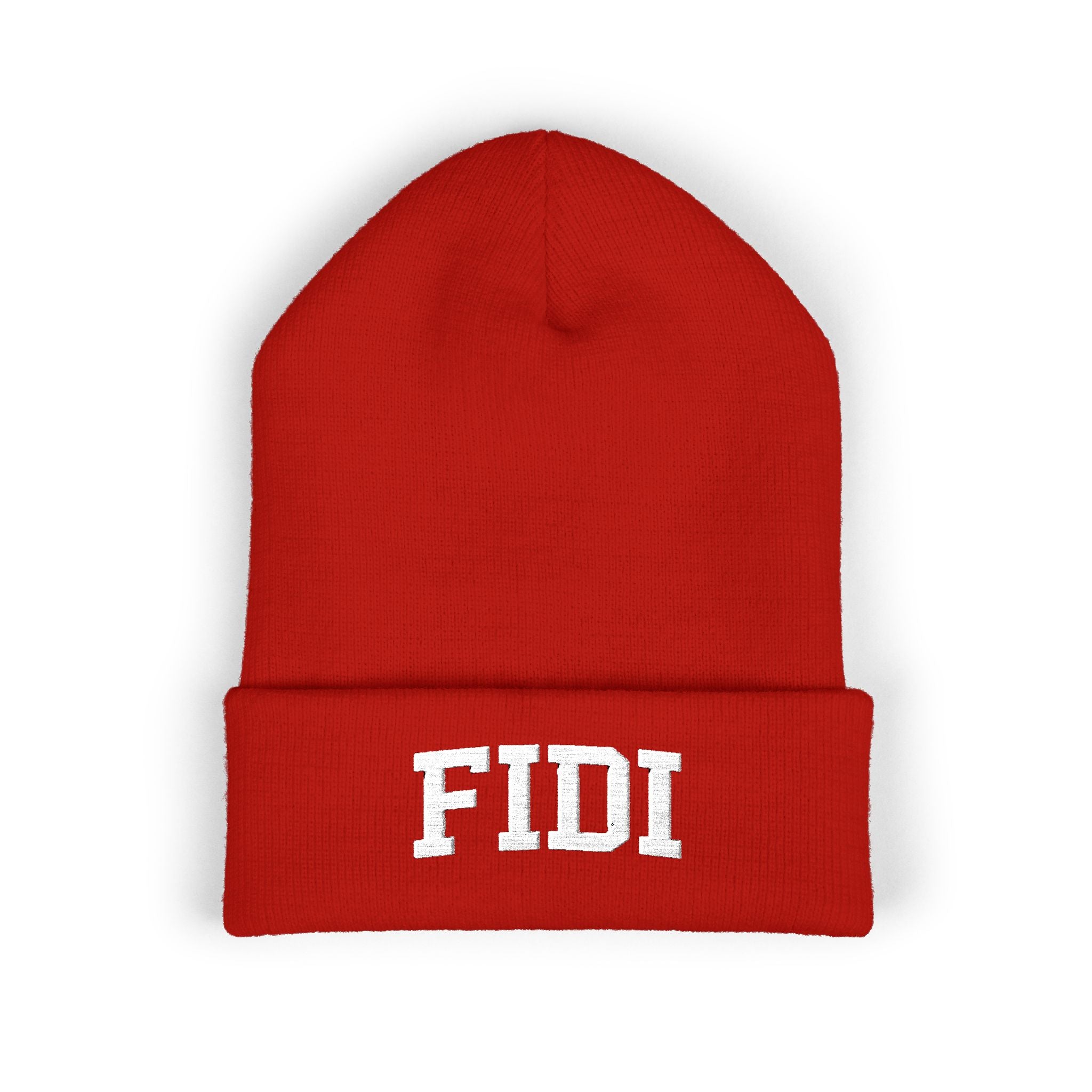 FIDI Embroidered Cuffed Beanie