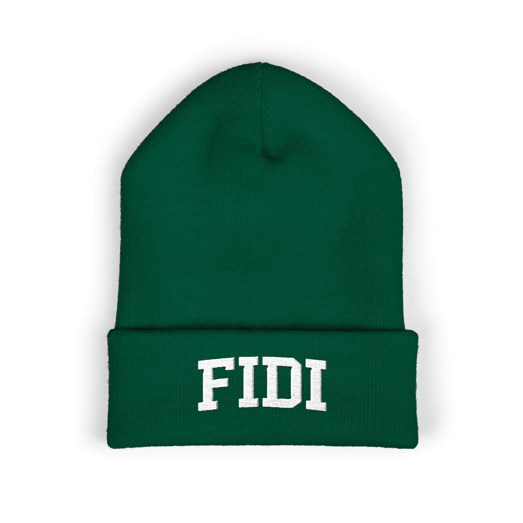 FIDI Embroidered Cuffed Beanie