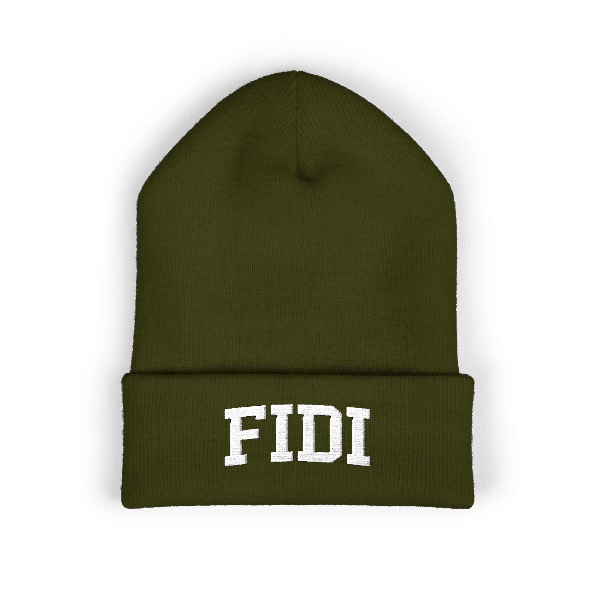 FIDI Embroidered Cuffed Beanie