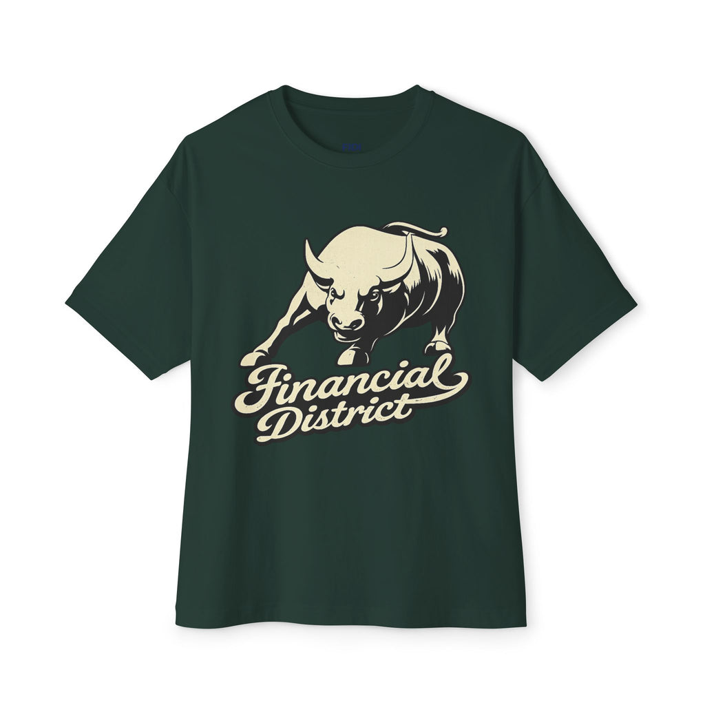 Financial District Wall Street Bull Graphic